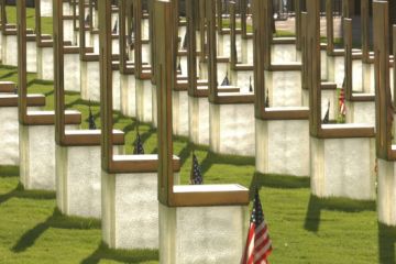 Oklahoma City National Memorial chair lawn OKC OK