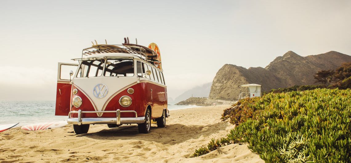VW Beach Kalifornien