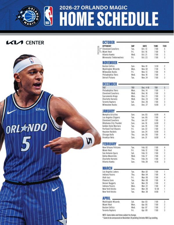 Spielplan Orlando Magic2