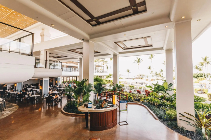Big Islands - Waikoloa Beach Marriott resort & Spa Essensbereich