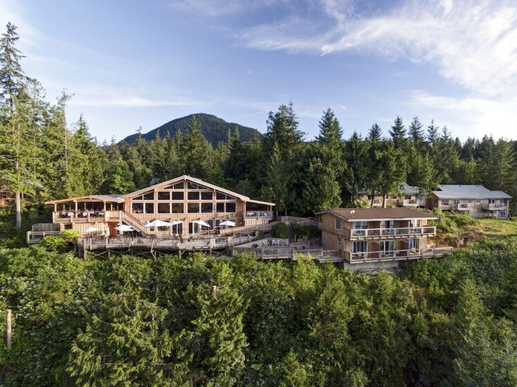 Sunshine Coast - West Coast wilderness Lodge Außen