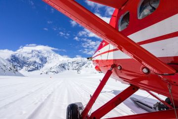 Alaska - Allgemein Gletscherlandung
