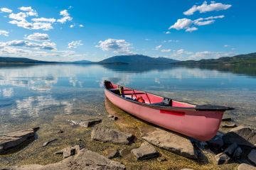 Alaska - Allgemein Kanu See