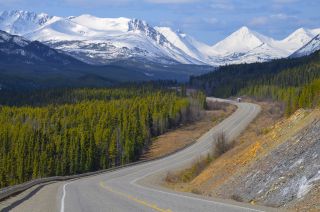 Yukon - Allgemein Straße Berge