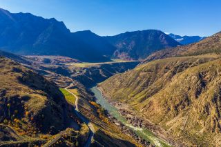 British Columbia - Fahrt  Kelowna - Revelstoke