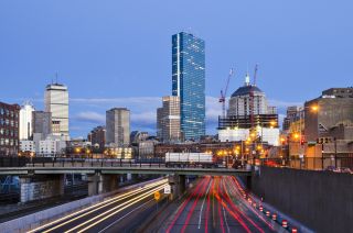 Neuengland Staaten - Fahrt  Boston